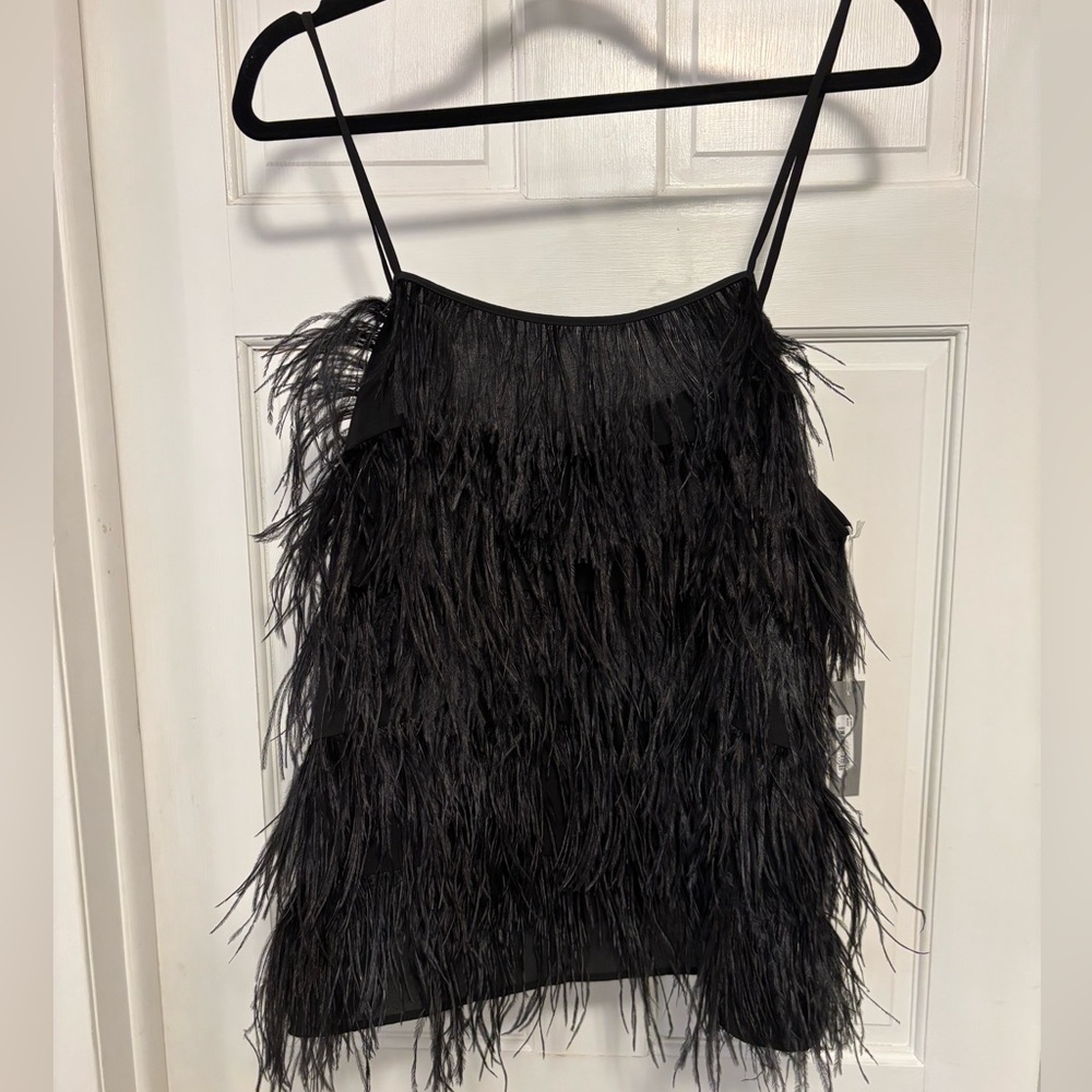 NWT Black Feather Cami